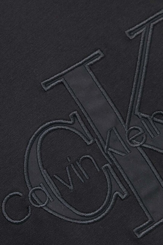 Bavlněné tričko Calvin Klein Jeans J30J325916 černá