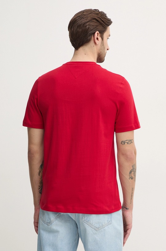 Odzież Tommy Hilfiger t-shirt bawełniany MW0MW33691 czerwony