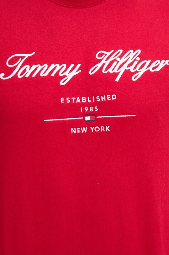 Хлопковая футболка Tommy Hilfiger MW0MW33691 красный