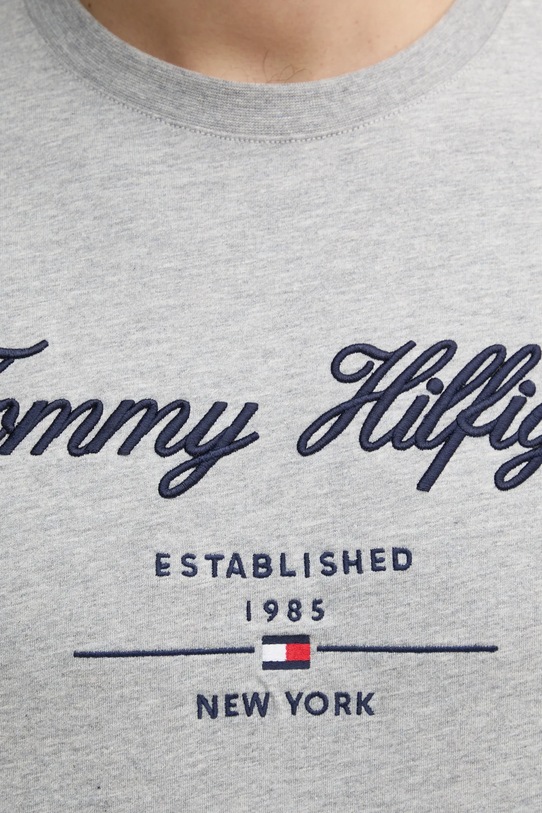 Бавовняна футболка Tommy Hilfiger MW0MW33691 сірий