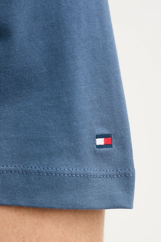 Tommy Hilfiger t-shirt bawełniany MW0MW33691 niebieski
