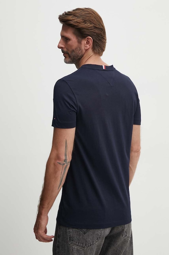 Oblečenie Bavlnené tričko Tommy Hilfiger MW0MW35465 tmavomodrá