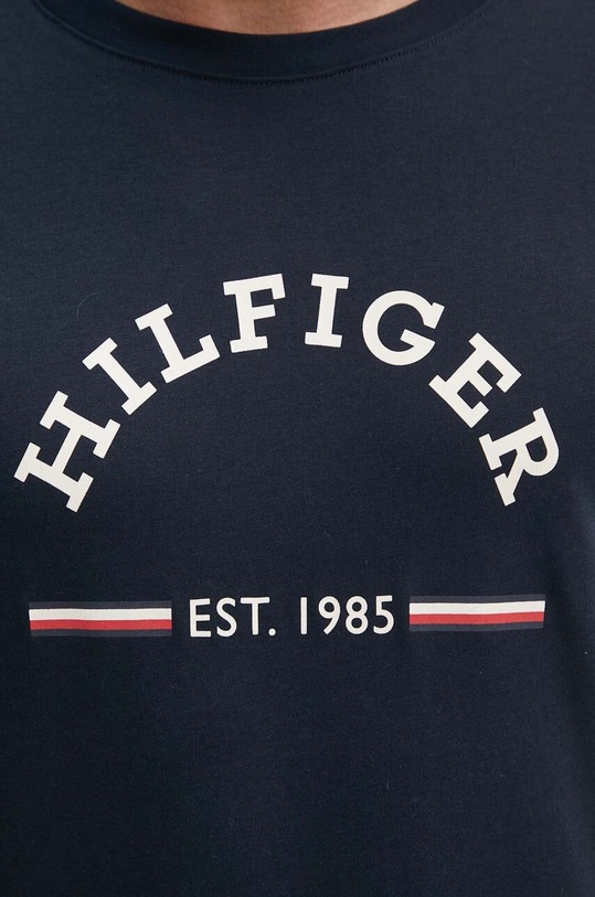 Bavlnené tričko Tommy Hilfiger MW0MW35466 tmavomodrá