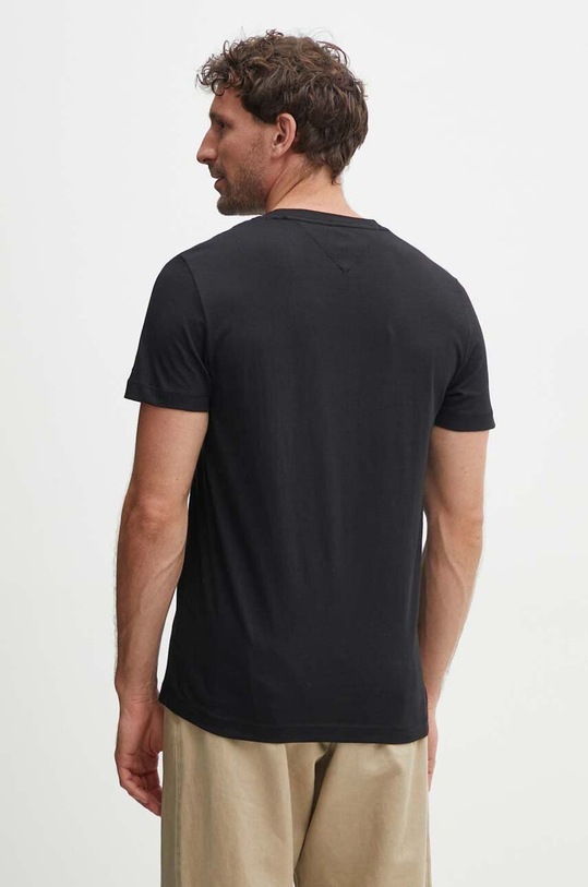 Odzież Tommy Hilfiger t-shirt bawełniany MW0MW35466 czarny