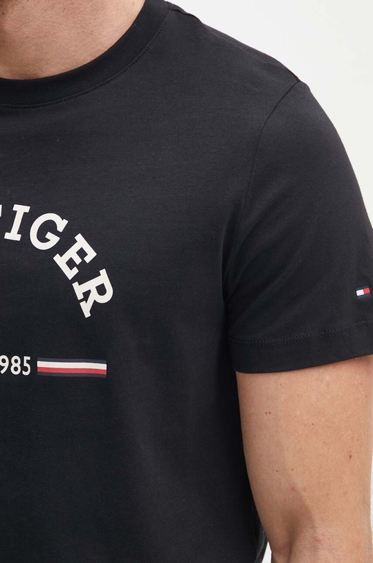 Tommy Hilfiger t-shirt bawełniany MW0MW35466 czarny