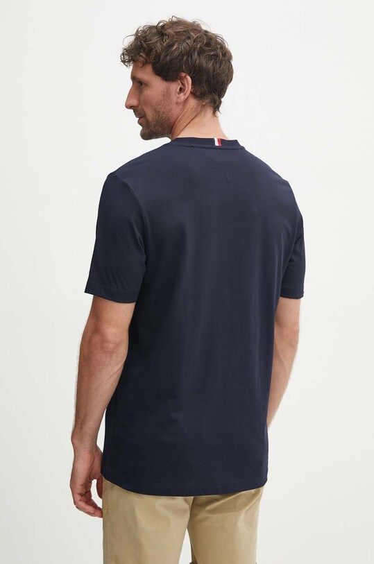 Tommy Hilfiger t-shirt bawełniany MW0MW36208 granatowy AW24