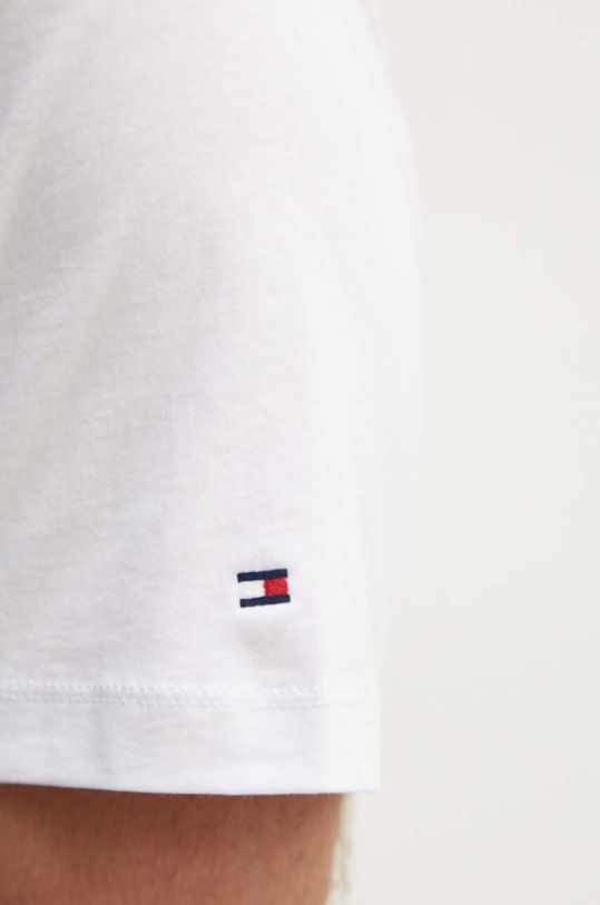 Bavlnené tričko Tommy Hilfiger biela MW0MW36739