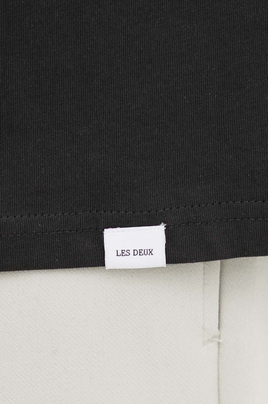 Les Deux t-shirt bawełniany LDM101180 czarny