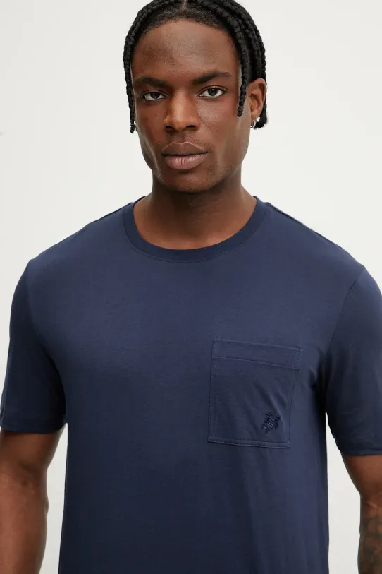 Vilebrequin t-shirt in cotone TITAN blu navy TTNU0P00