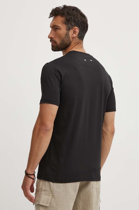 Odzież Vilebrequin t-shirt bawełniany TITAN TTNU0P00 czarny