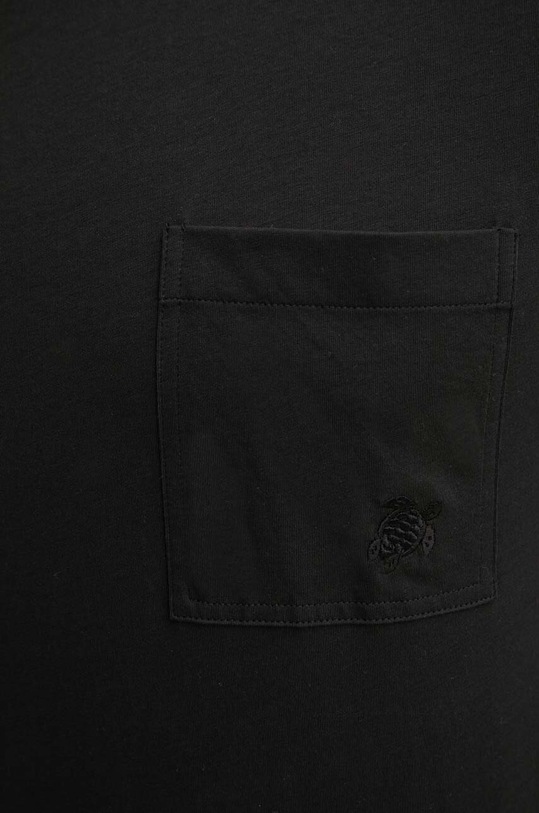 Vilebrequin t-shirt bawełniany TITAN TTNU0P00 czarny
