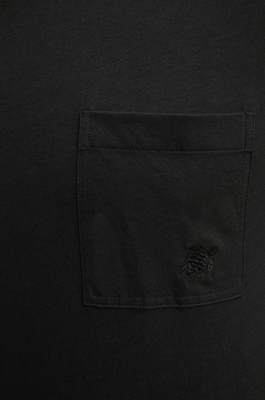 Vilebrequin t-shirt bawełniany TITAN TTNU0P00 czarny