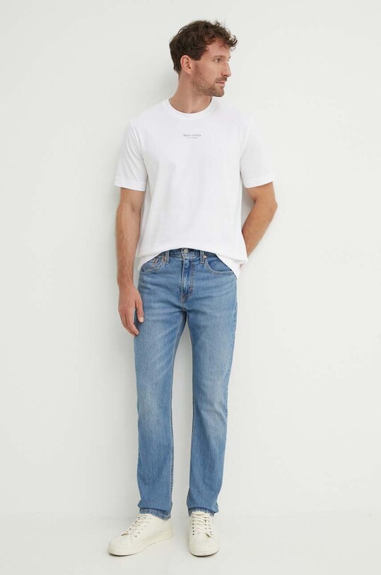 Marc O'Polo pamut póló 426201251382 fehér AW24