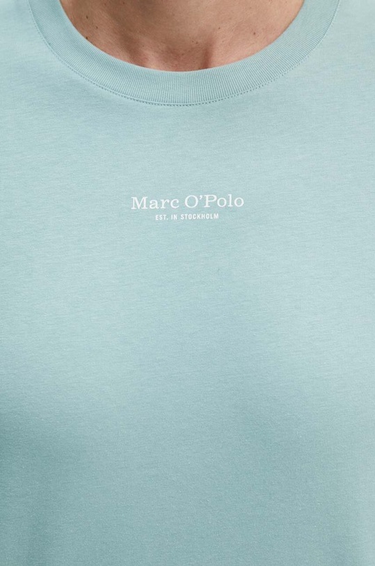 Marc O'Polo t-shirt bawełniany turkusowy 426201251382