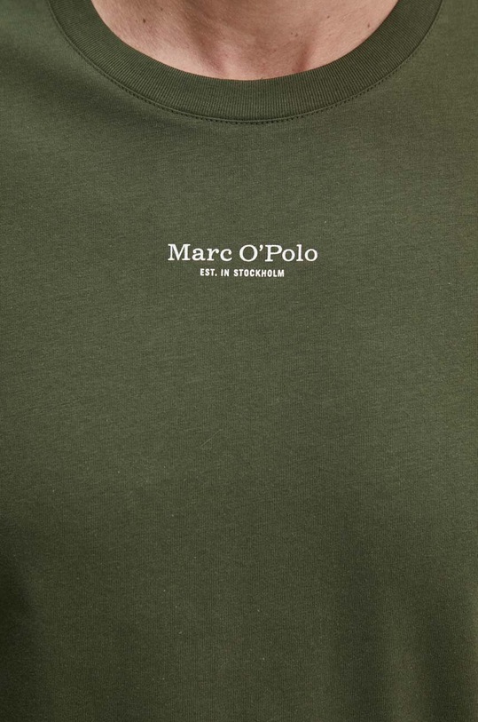 Marc O'Polo t-shirt bawełniany zielony 426201251382