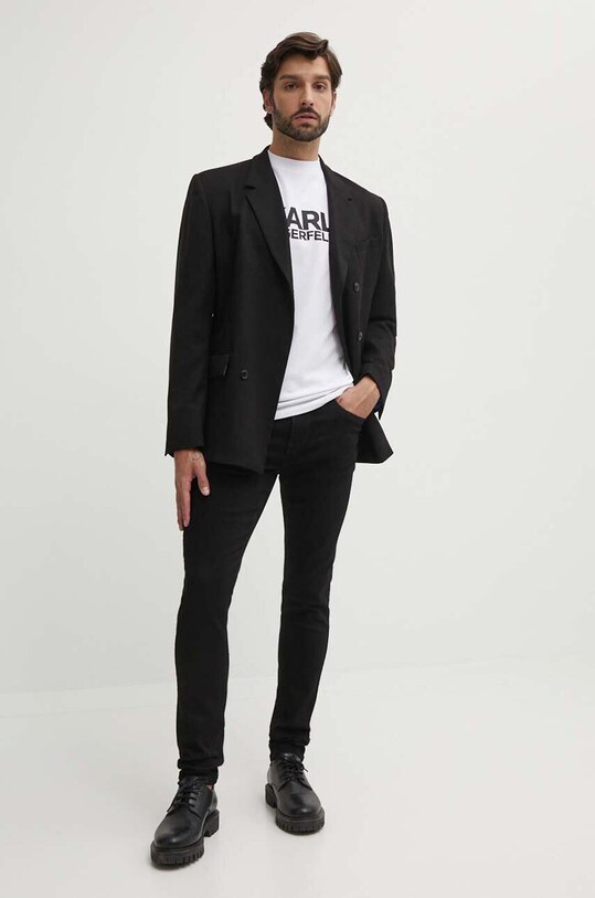 Karl Lagerfeld t-shirt 543235.755087 biały AW24