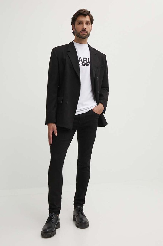 Karl Lagerfeld t-shirt 543235.755087 biały AW24