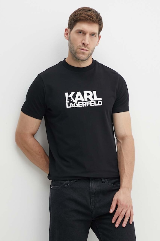 Karl Lagerfeld t-shirt fekete 543235.755087
