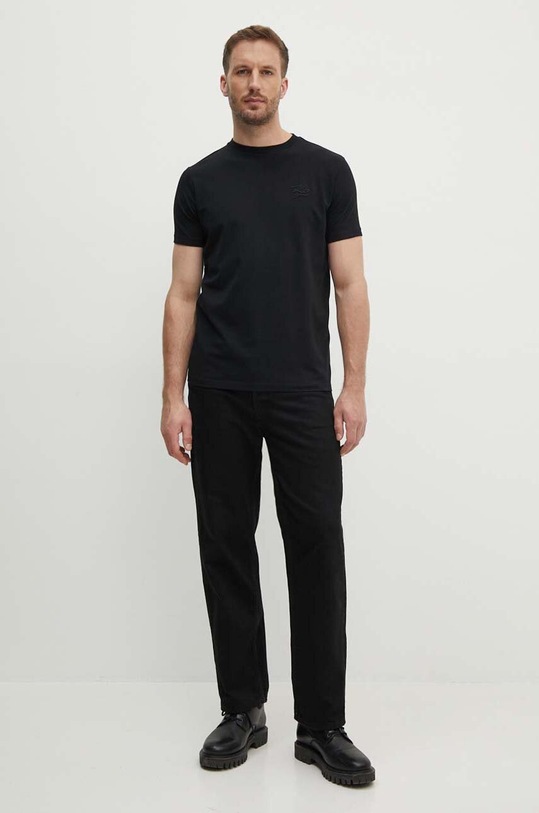 Tričko Karl Lagerfeld 543221.755403 černá AW24