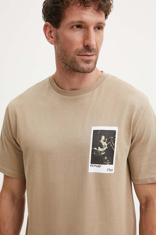Les Deux tricou din bumbac bej LDM101194