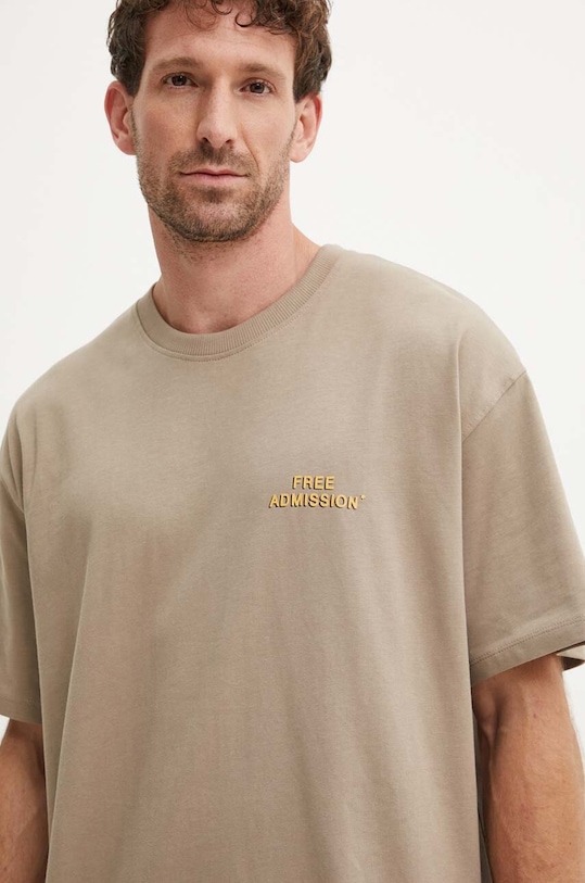 Les Deux tricou din bumbac bej LDM101197