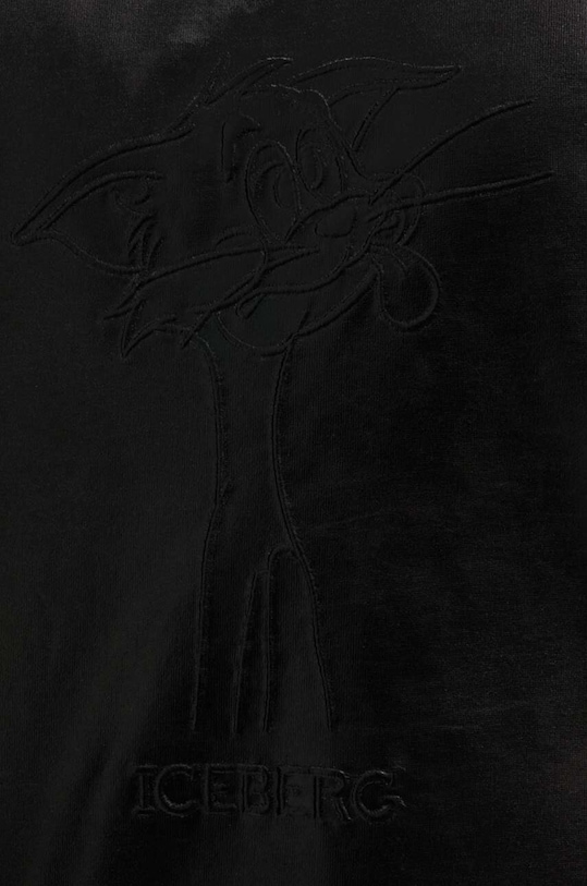 Iceberg tricou din bumbac F02B.6304 negru