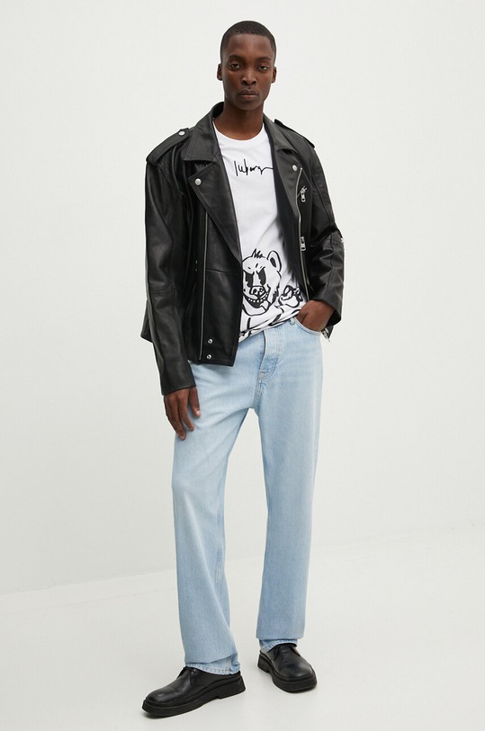 Iceberg tricou din bumbac F027.6306 alb AW24