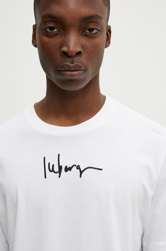 Iceberg tricou din bumbac alb F027.6306