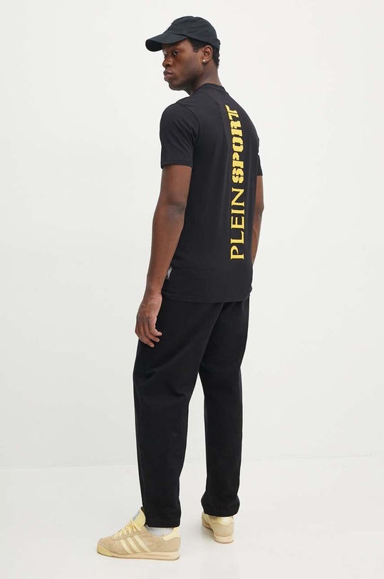 Abbigliamento PLEIN SPORT t-shirt in cotone FADC.MTK7550.STE003N nero