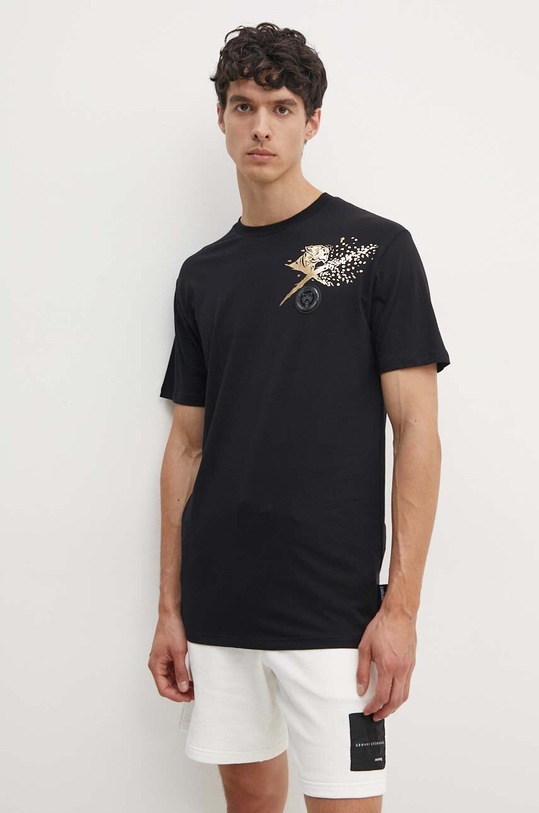 Одяг Бавовняна футболка PLEIN SPORT FADC.MTK7558.STE003N чорний