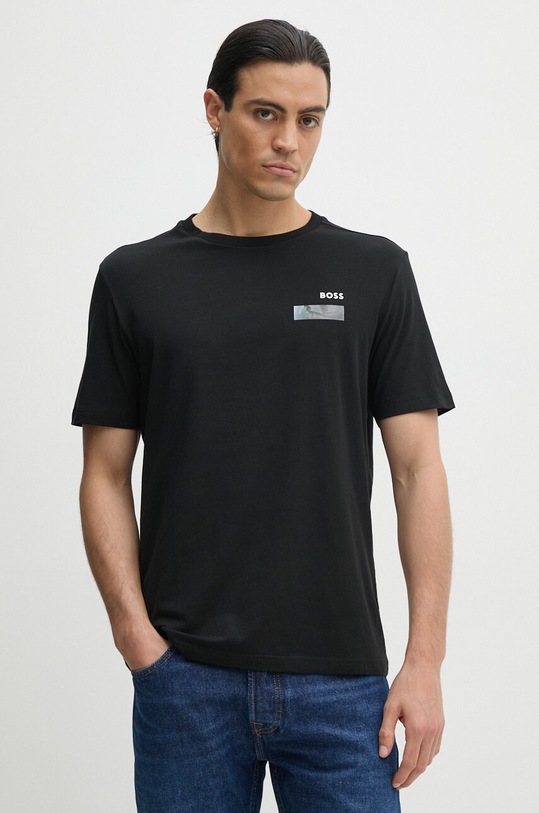 Tričko Boss Green 50519348 černá AW24