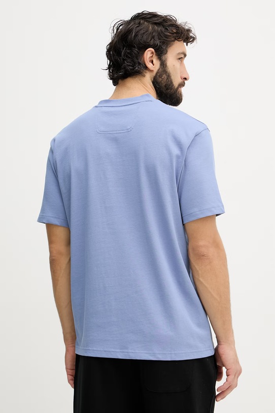 Oblečení BOSS Green tričko pánské bavlněné Tee 10 50519368 modrá