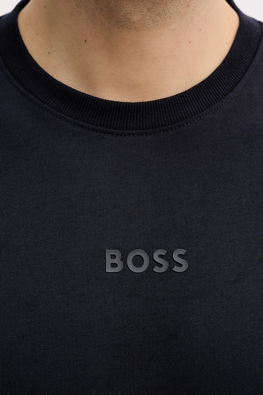 BOSS Green t-shirt bawełniany Tee 10 50519368 granatowy