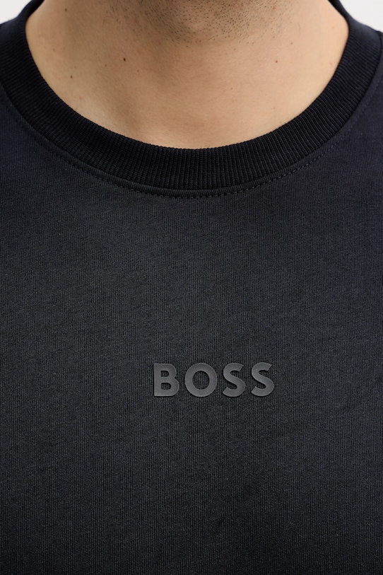 BOSS Green t-shirt bawełniany Tee 10 50519368 granatowy