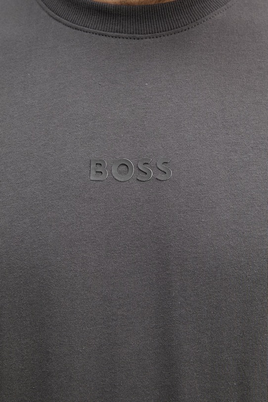 BOSS Green T-shirt męski bawełniany Tee 10 50519368 szary