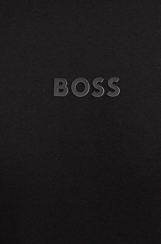 BOSS Green t-shirt bawełniany czarny 50519368