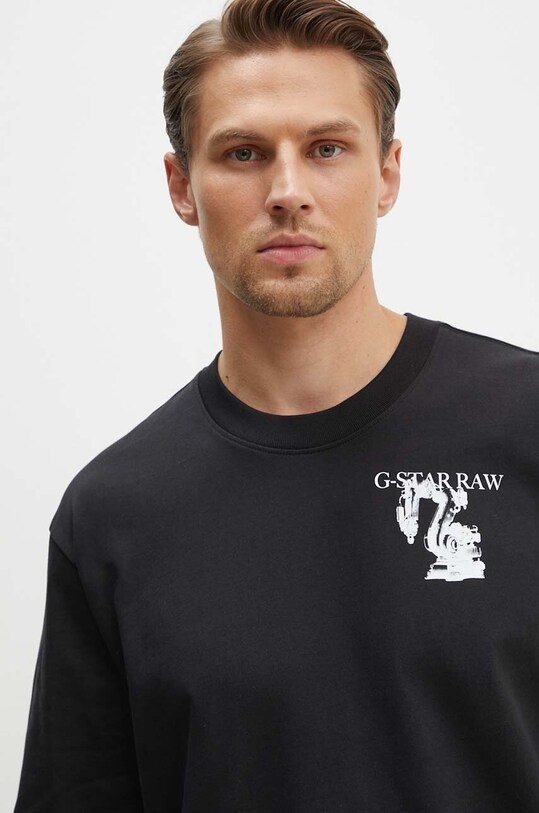 Bavlněné tričko G-Star D24691.C784 černá