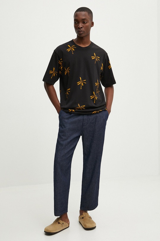 Bavlnené tričko G-Star D24692.C334 čierna AW24