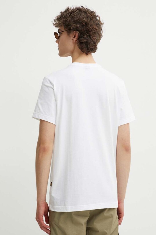 Îmbrăcăminte G-Star tricou din bumbac D24681.336 alb