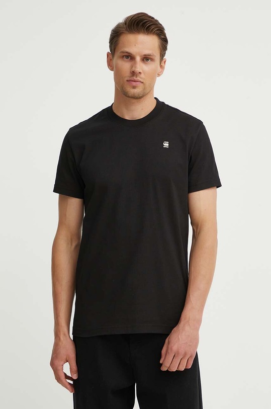 G-Star t-shirt bawełniany D24684.C336 czarny AW24