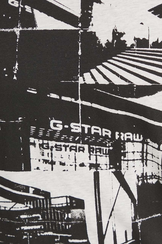 G-Star t-shirt bawełniany szary D24686.336