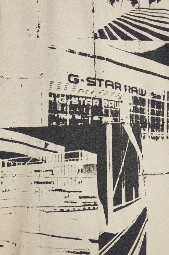 G-Star t-shirt bawełniany D24686.336 szary