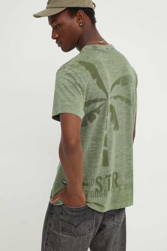 Îmbrăcăminte G-Star tricou din bumbac D24688.B256 verde