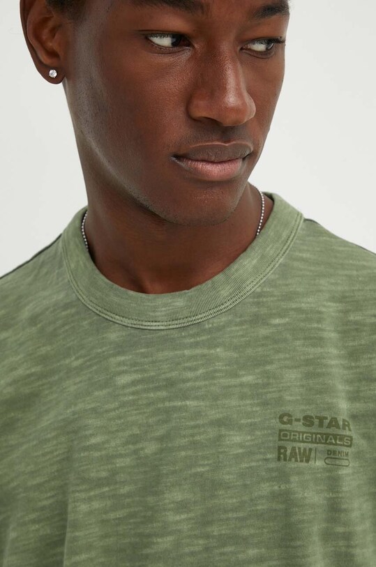G-Star tricou din bumbac D24688.B256 verde