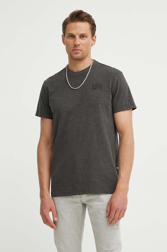 Odzież G-Star t-shirt bawełniany D24688.B256 czarny