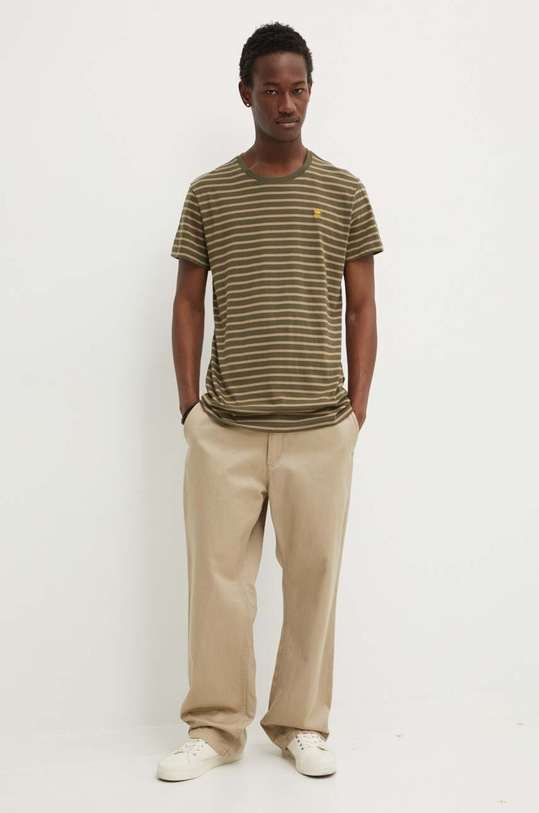 Bavlnené tričko G-Star D24941.C339 zelená AW24