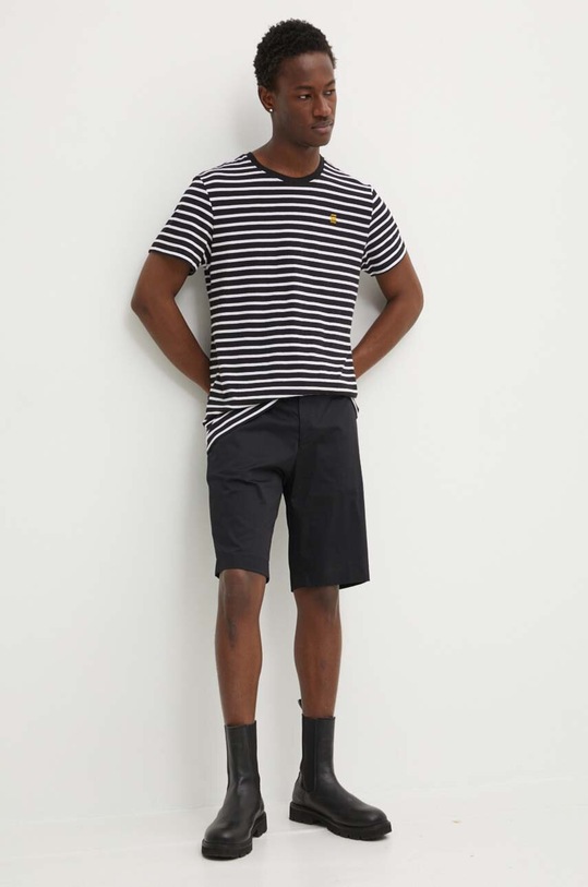 Bavlnené tričko G-Star D24941.C339 čierna AW24