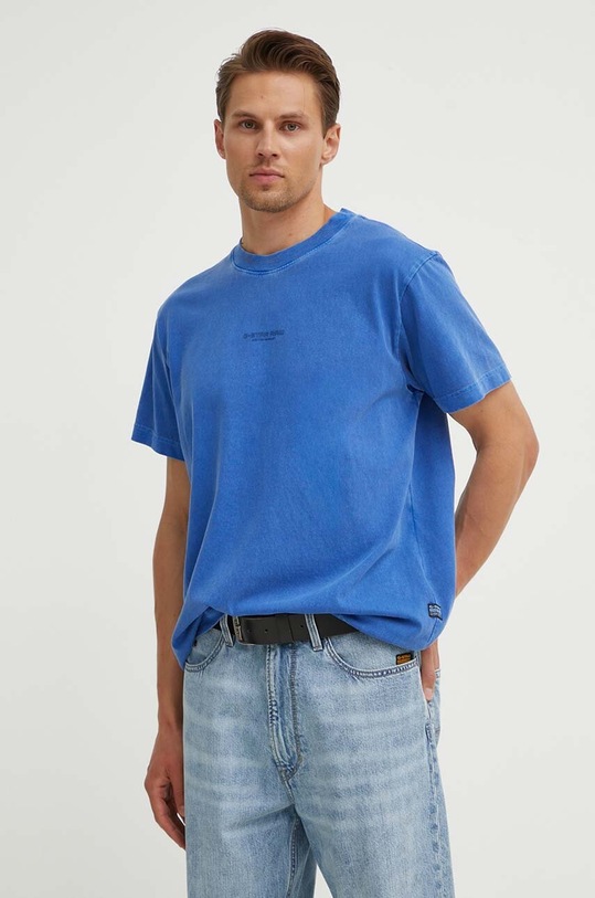 G-Star tricou din bumbac albastru D25737.C756