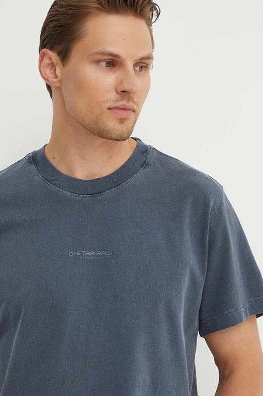 G-Star t-shirt bawełniany bawełna granatowy D25737.C756