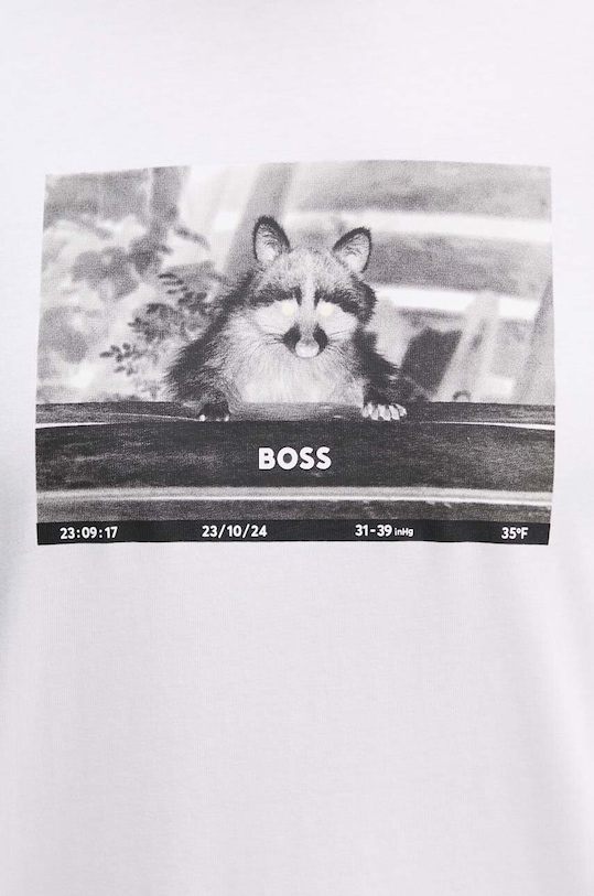 BOSS Orange t-shirt bawełniany 50522894 biały